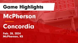 McPherson  vs Concordia  Game Highlights - Feb. 28, 2024