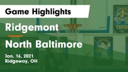 Ridgemont  vs North Baltimore  Game Highlights - Jan. 16, 2021