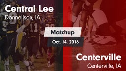 Matchup: Central Lee High vs. Centerville  2016