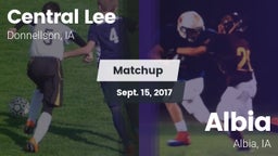 Matchup: Central Lee High vs. Albia  2017