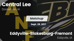 Matchup: Central Lee High vs. Eddyville-Blakesburg-Fremont 2017