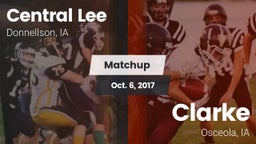 Matchup: Central Lee High vs. Clarke  2017