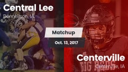 Matchup: Central Lee High vs. Centerville  2017