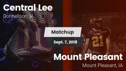 Matchup: Central Lee High vs. Mount Pleasant  2018