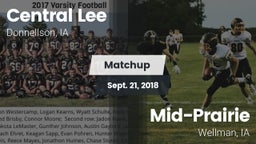 Matchup: Central Lee High vs. Mid-Prairie  2018