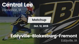 Matchup: Central Lee High vs. Eddyville-Blakesburg-Fremont 2018