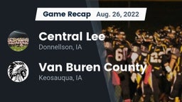 Recap: Central Lee  vs. Van Buren County  2022