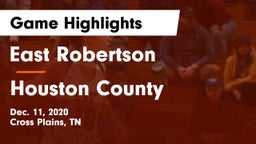 East Robertson  vs Houston County  Game Highlights - Dec. 11, 2020