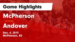McPherson  vs Andover  Game Highlights - Dec. 6, 2019