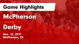 McPherson  vs Derby  Game Highlights - Dec. 13, 2019