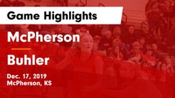 McPherson  vs Buhler  Game Highlights - Dec. 17, 2019