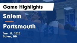 Salem  vs Portsmouth  Game Highlights - Jan. 17, 2020