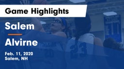 Salem  vs Alvirne  Game Highlights - Feb. 11, 2020