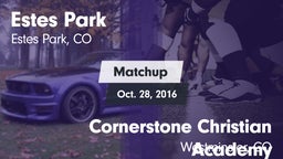 Matchup: Estes Park High vs. Cornerstone Christian Academy 2016