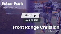 Matchup: Estes Park High vs. Front Range Christian  2017