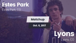 Matchup: Estes Park High vs. Lyons  2017