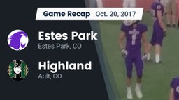 Recap: Estes Park  vs. Highland  2017