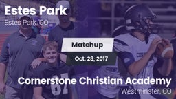 Matchup: Estes Park High vs. Cornerstone Christian Academy 2017