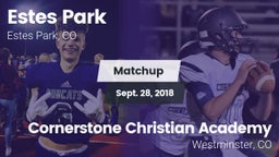 Matchup: Estes Park High vs. Cornerstone Christian Academy 2018