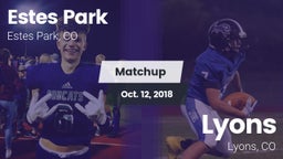 Matchup: Estes Park High vs. Lyons  2018