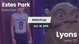 Matchup: Estes Park High vs. Lyons  2019