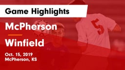 McPherson  vs Winfield  Game Highlights - Oct. 15, 2019