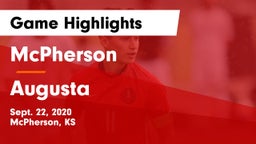 McPherson  vs Augusta  Game Highlights - Sept. 22, 2020