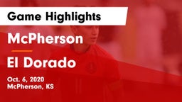 McPherson  vs El Dorado  Game Highlights - Oct. 6, 2020