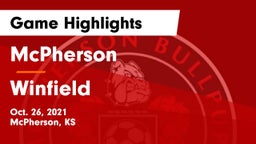 McPherson  vs Winfield  Game Highlights - Oct. 26, 2021