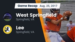 Recap: West Springfield  vs. Lee  2017