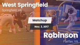 Matchup: West Springfield vs. Robinson  2017