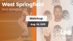 Matchup: West Springfield vs. Lee  2018
