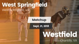 Matchup: West Springfield vs. Westfield  2018