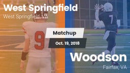 Matchup: West Springfield vs. Woodson  2018