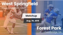 Matchup: West Springfield vs. Forest Park  2019