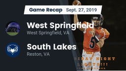 Recap: West Springfield  vs. South Lakes  2019