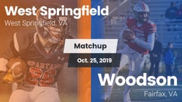 Matchup: West Springfield vs. Woodson  2019