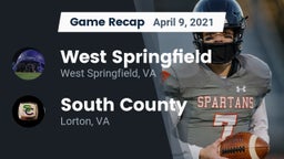 Recap: West Springfield  vs. South County  2021