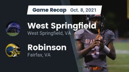 Recap: West Springfield  vs. Robinson  2021
