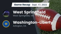 Recap: West Springfield  vs. Washington-Liberty  2022