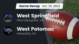 Recap: West Springfield  vs. West Potomac  2022
