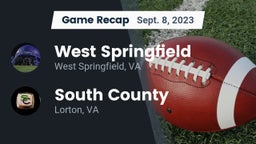 Recap: West Springfield  vs. South County  2023