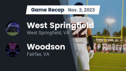 Recap: West Springfield  vs. Woodson  2023