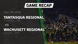 Recap: Tantasqua Regional  vs. Wachusett Regional  2016
