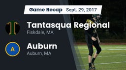 Recap: Tantasqua Regional  vs. Auburn  2017