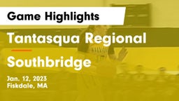Tantasqua Regional  vs Southbridge   Game Highlights - Jan. 12, 2023
