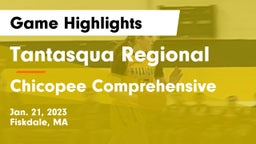 Tantasqua Regional  vs Chicopee Comprehensive  Game Highlights - Jan. 21, 2023