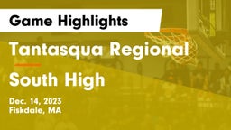 Tantasqua Regional  vs South High Game Highlights - Dec. 14, 2023