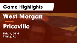 West Morgan  vs Priceville  Game Highlights - Feb. 1, 2018