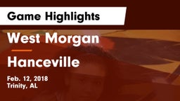 West Morgan  vs Hanceville  Game Highlights - Feb. 12, 2018